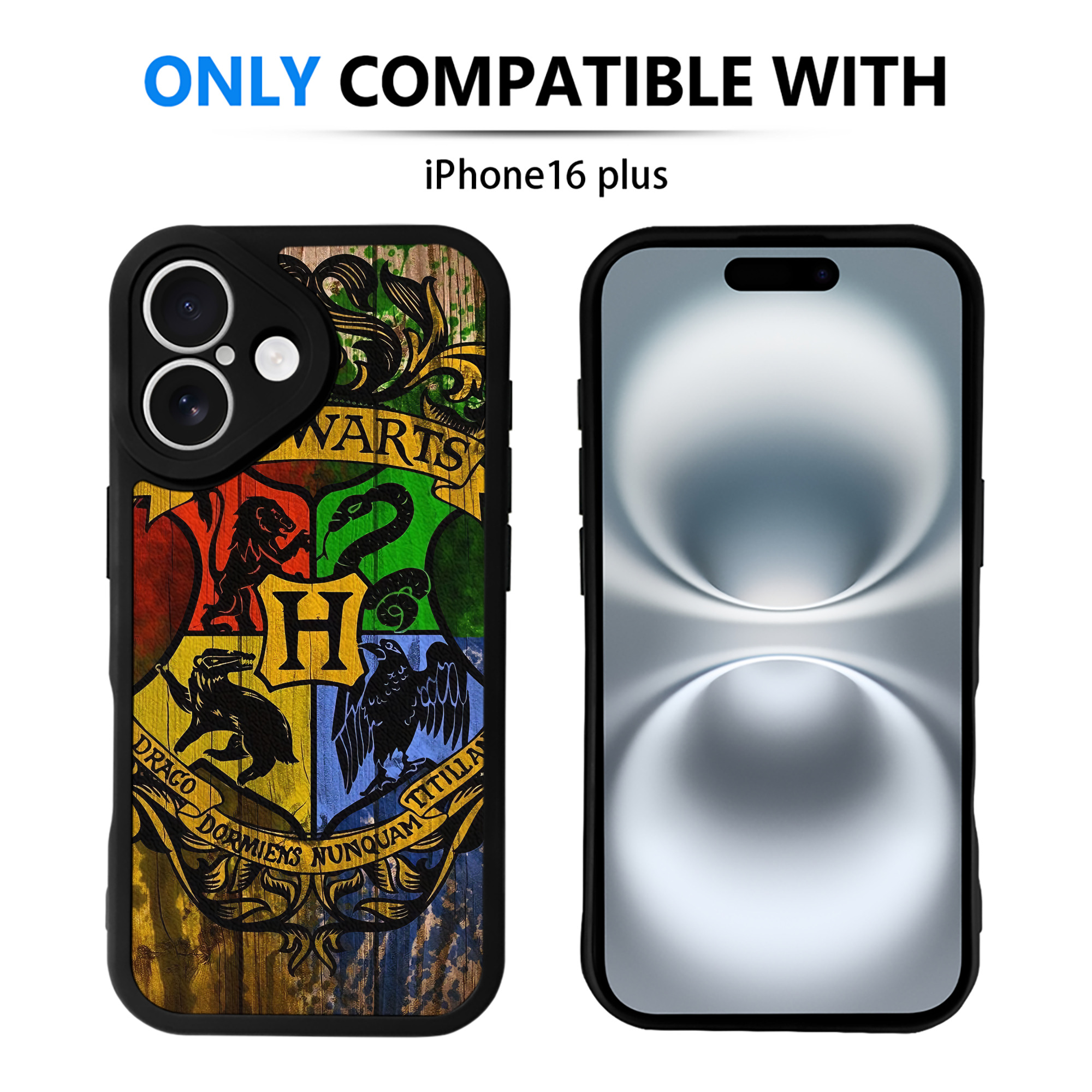 （画像用） Harry Potter ハリー・ポッターシリーズ 【iPhone 16シリーズ対応】シリコンスマホケース（レザー調） 材質：シリコン